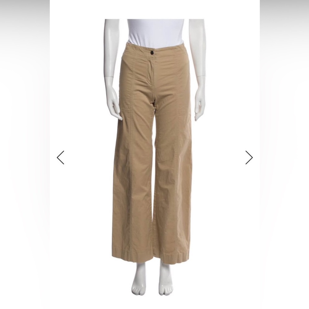 Veronica Beard Beige Wide-Leg Pants NWOT